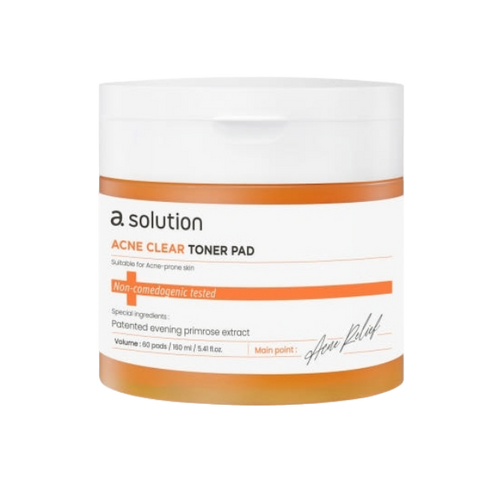 asolution acne clear toner pad 60ea