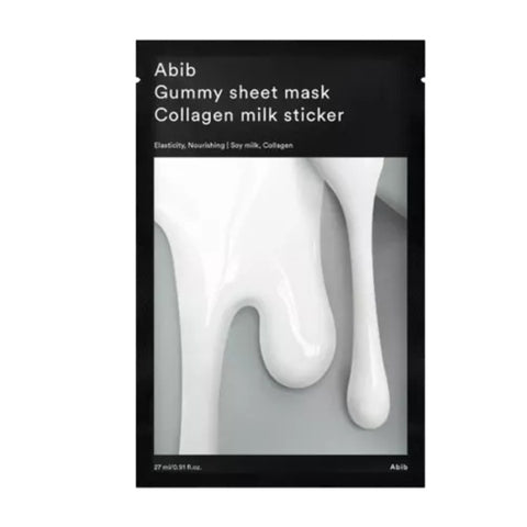 ABIB Gummy Sheet Mask (Collagen Milk Sticker) - 1pack (10pcs)
