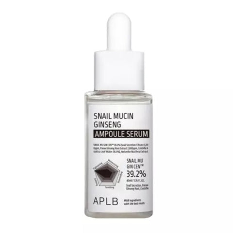 APLB Snail Mucin Ginseng Ampoule Serum - 40ml