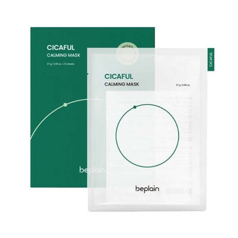 beplain Cicaful Calming Mask - 1pack (10pcs)