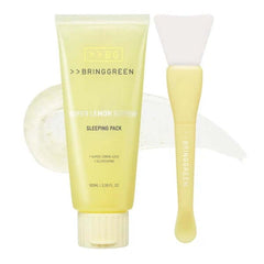 BRING GREEN Super Lemon Glutathione Sleeping Pack Set - 100ml + Brush