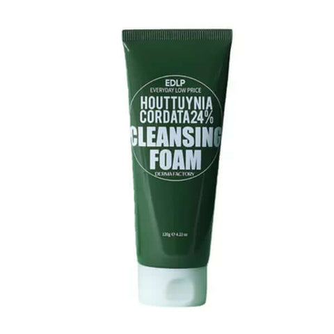 DERMA FACTORY EDLP Houttuynia Cordata 24% Cleansing Foam - 120g