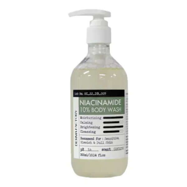 DERMA FACTORY Niacinamide 10% Body Wash - 300ml