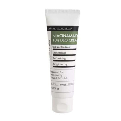 DERMA FACTORY Niacinamide 10% Deo Cream - 50g