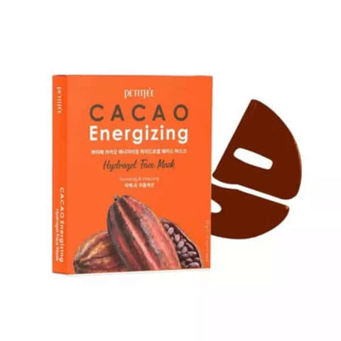 PETITFEE Cacao Energizing Hydrogel Face Mask - 1pack (5pcs)