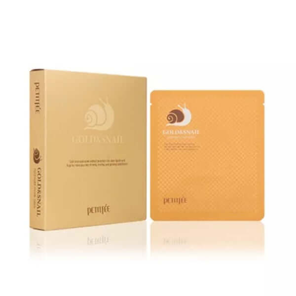 PETITFEE Gold & Snail Hydrogel Mask Pack - 1pack (5pcs)