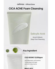 celimax Ji Woo Gae Cica BHA Acne Foam Cleanser 150ml