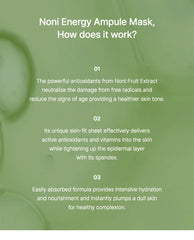 celimax The Real Noni Energy Ampoule Mask (25ml × 10 sheets)