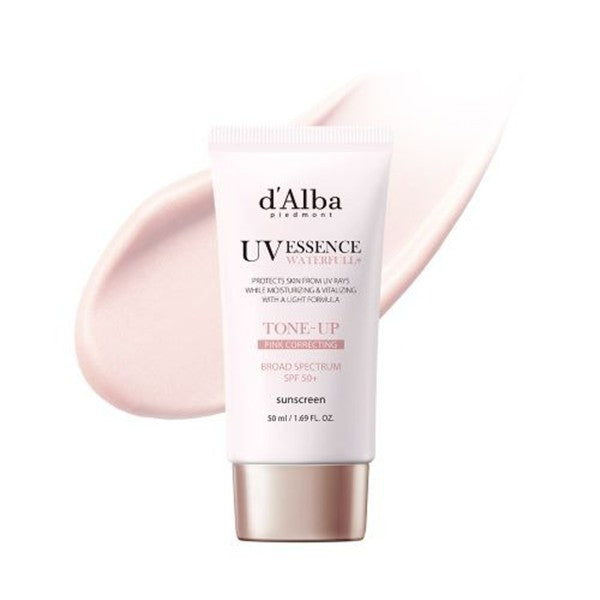 d'Alba Waterfull Pink Correcting Tone-Up Sunscreen SPF50+ PA++++ 50ml