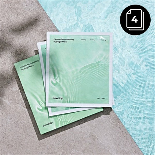 dewdap Cicatea Deep Calming Hydrogel Mask 35g × 4 sheets