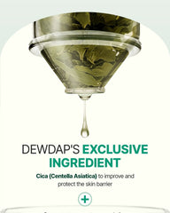 dewdap Cicatea Deep Calming Hydrogel Mask 35g × 4 sheets