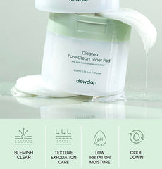 dewdap Cicatea Pore Clean Toner Pad 200ml