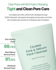 dewdap Cicatea Pore & Sebum Pack Cleanser 150ml