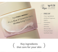 Haruharu Wonder Black Rice 5 Ceramide Barrier Moisturizing Cream 50ml