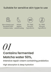 heimish Matcha Biome Intensive Repair Cream 50ml