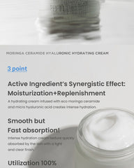 heimish Moringa Ceramide Hyaluronic Hydrating Cream 50ml