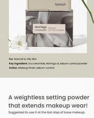 heimish Moringa Ceramide Pressed Setting Powder 5g