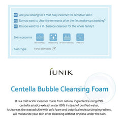 iUNIK Centella Bubble Cleansing Foam 150ml