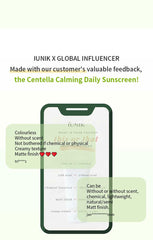 iUNIK Centella Calming Daily Sunscreen 60ml
