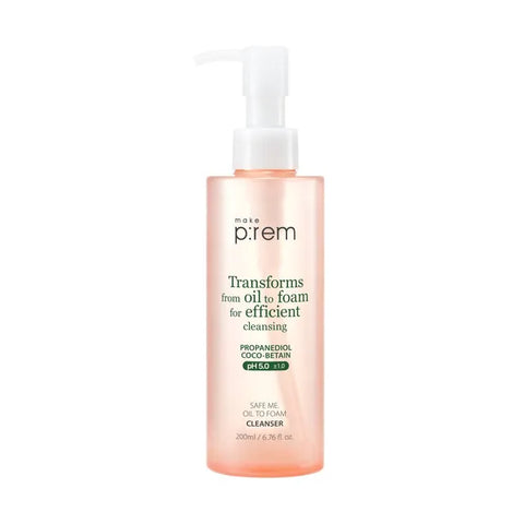 make p:rem - Safe Me. Oil to Foam Cleanser 200ml