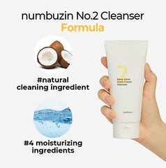 numbuzin No.2 Deep Clean Fresh Cream Cleanser 120ml