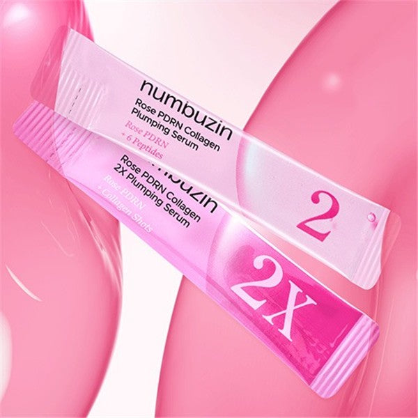 numbuzin No.2 Rose PDRN Collagen Plumping Serum DUO Set 1.2ml