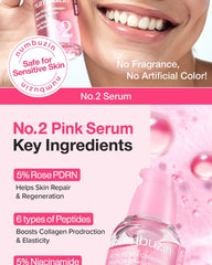 numbuzin No.2 Rose PDRN Collagen Plumping Serum DUO Set 1.2ml