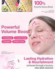 numbuzin No.2 Rose PDRN Collagen Plumping Sheet Mask 5ea