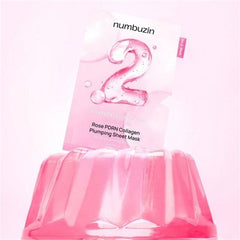 numbuzin No.2 Rose PDRN Collagen Plumping Sheet Mask 5ea