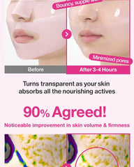 numbuzin No.2 Rose PDRN Overnight Collagen Mask 4 masks