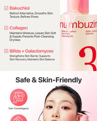numbuzin No.3 Bifida Bakuchiol Zero Pore Cleansing Oil 200ml
