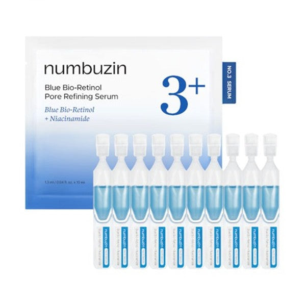 numbuzin No.3 Blue Bio-Retinol Pore Refining Serum 1.3ml × 10 1.3ml x 10