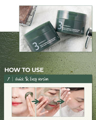 numbuzin No.3 Pore & Makeup Cleansing Balm with Green Tea and Charcoal 85g