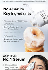 numbuzin No.4 Ceramide AHA Glazed Skin Prep Serum 1.3ml x 10