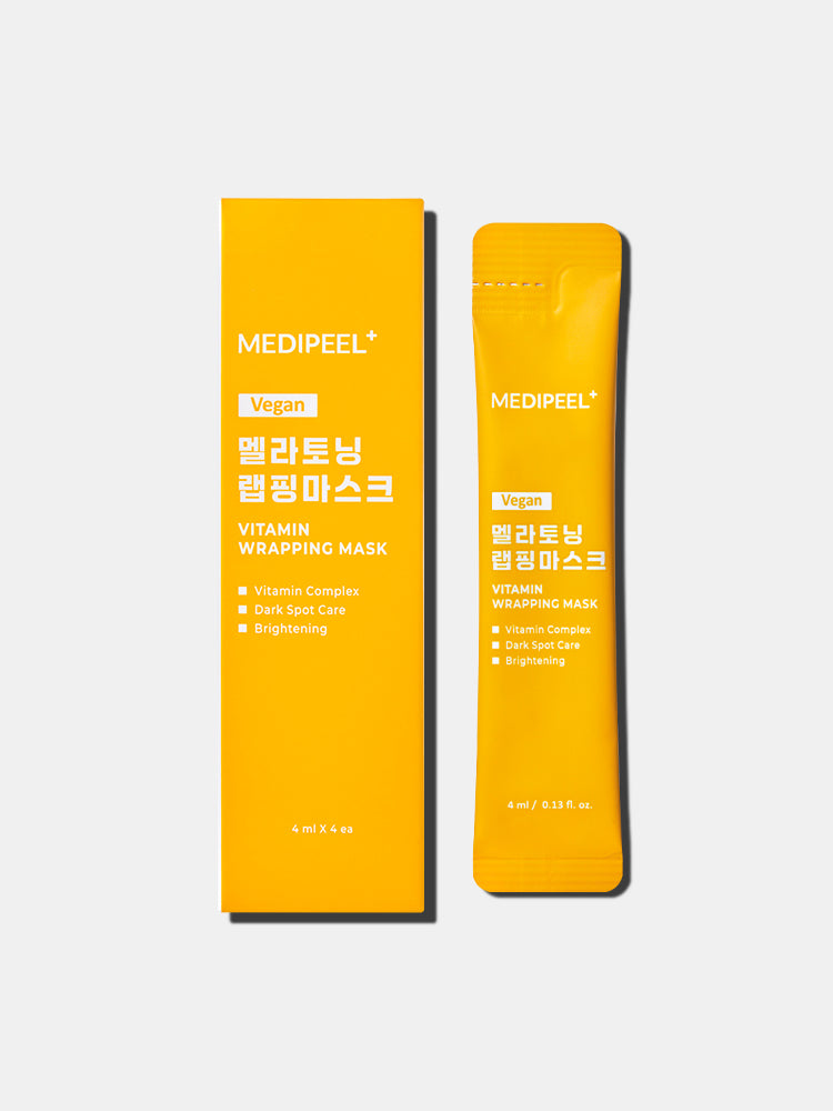 DAISO MEDIPEEL Vitamin Mela Toning Wrapping Mask (4ml*4 sheets)