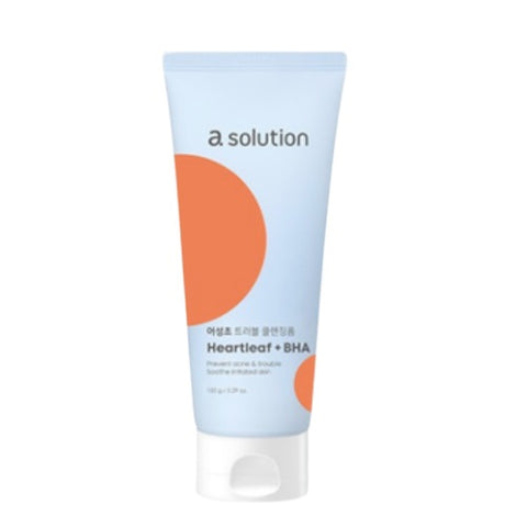 DAISO a.solution Heartleaf+BHA Trouble Cleansing Foam 150g