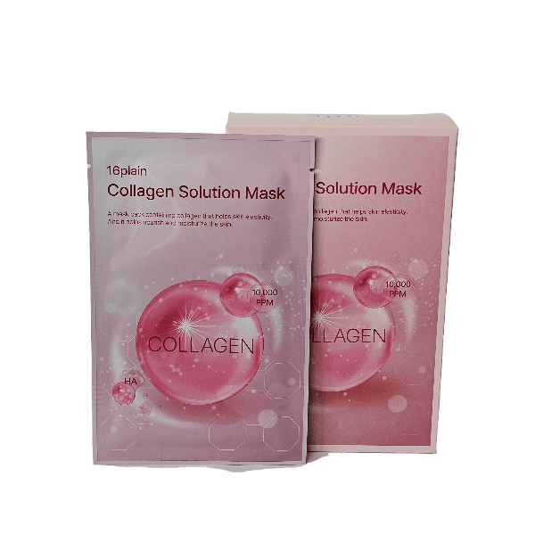 Sixteen Plain Collagen Solution Mask (10ea)