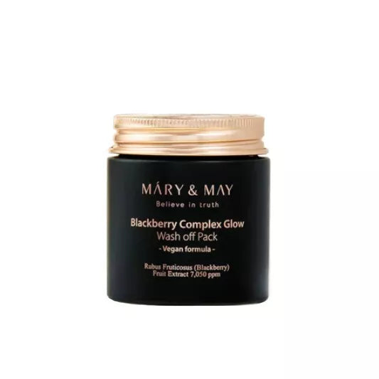 MARY & MAY Blackberry Glow Wash Off Pack 125g