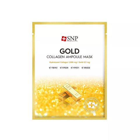 SNP Gold Collagen Ampoule Mask 25ml x 10pcs
