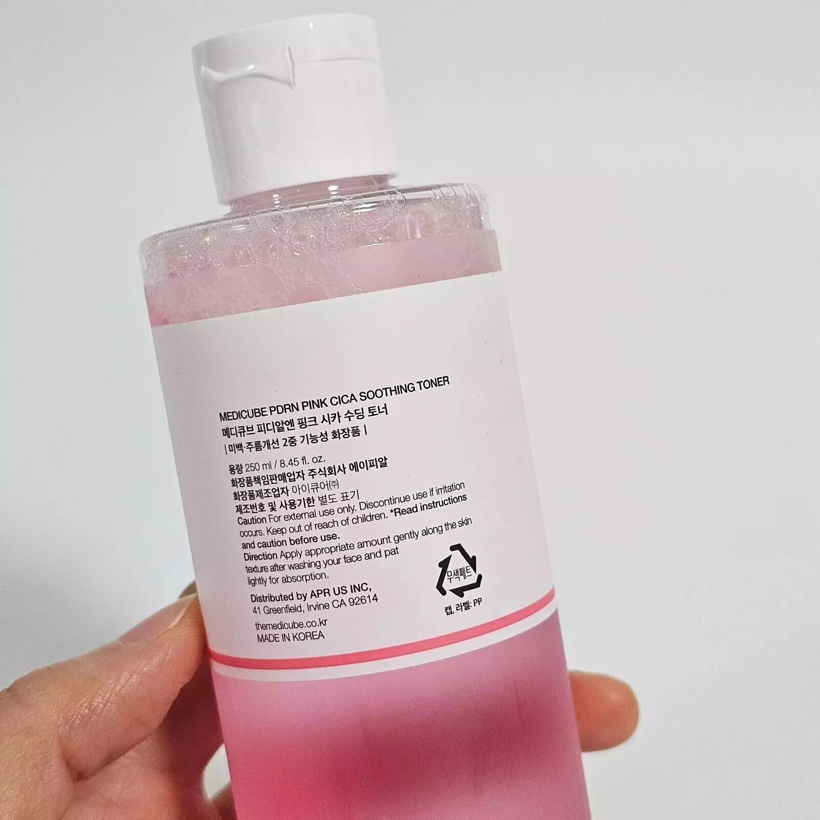 Medicube PDRN Pink Cica Soothing Toner 250mL