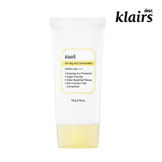 Dear, Klairs All Day Airy Sunscreen SPF50+ PA++++ 50g