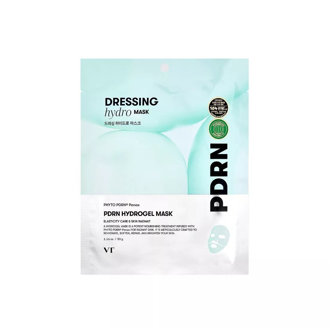 VT COSMETICS PDRN Hydrogel Mask 33g x 4ea