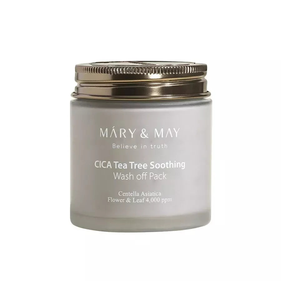 MARY & MAY CICA Tea Tree Soothing Wash Off Pack 125g