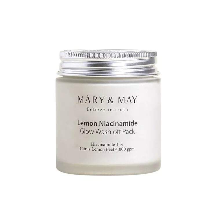 MARY & MAY Lemon Niacinamide Glow Wash Off Pack 125g