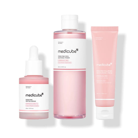 MEDICUBE PDRN Pink Toner & Ampoule & Cream 3-piece set