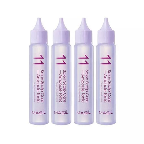 MASIL 11 Salon Scalp Care Ampoule Tonic 1Pack (30ml × 4ea)