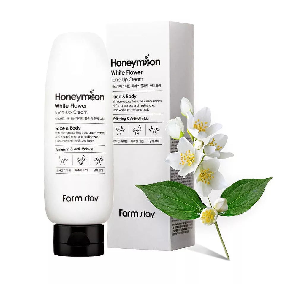 FarmStay Honeymoon White Flower Tone-Up Cream 150ml