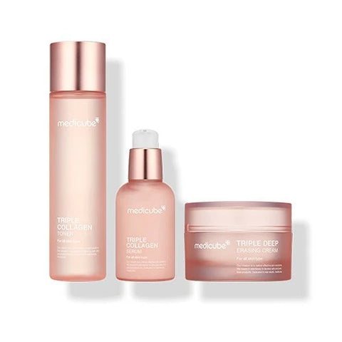 MEDICUBE Triple Collagen 4.0 Set 3pcs (Toner & Serum & Cream)